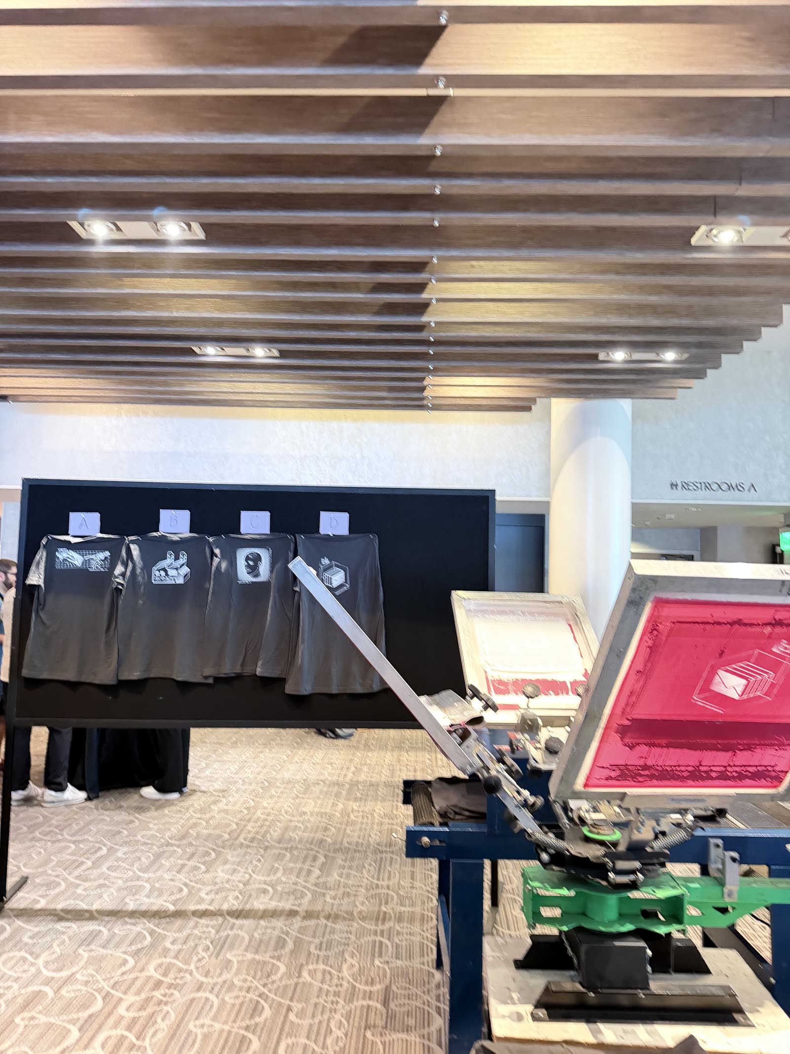 Organized load-out after the event for Onsite T-Shirt Printing